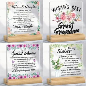 Mother's day Gifts Mum Mummy Father Nan Mother Gift Birthday Anniversary Present - Picture 1 of 29