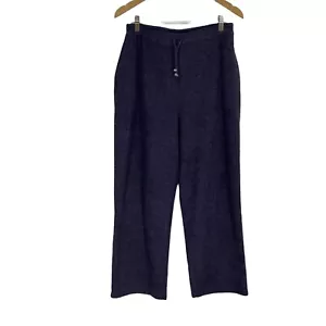 Mountain Lake Womens Black Drawstring Casuals Pull On Fleece Sweatpants Size PL - Picture 1 of 11