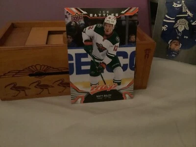 2022-23 MVP Base Ice Battles Rookie SP #222 Matt Boldy - Minnesota Wild - Image 1 of 2