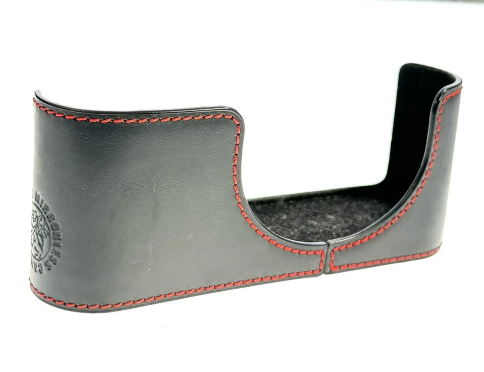 Gariz XS-CHLXM черный кожаный половина чехол для цифровой камеры Leica X1 X2 - Изображение 1 из 3