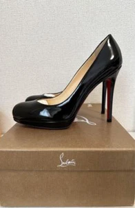 Christian Louboutin NEW SIMPLE PUMP 120 PATENT CALF High Heel Pumps EU 37 NEW - Picture 1 of 5