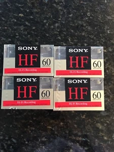 4-SONY HF 60 NORMAL BIAS LEERKASSETTEN - Bild 1 von 1