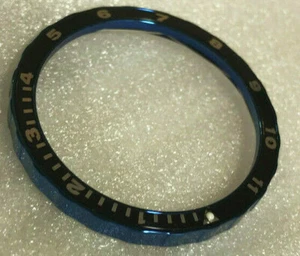 12 HOUR INSERT 38MM BLUE PVD BEZEL VOSTOK AMPHIBIAN KOMANDIRSKIE 3812INSBLU - Picture 1 of 4