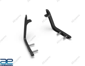 Passager Dossier Supports Noir pour Royal Enfield Tout Neuf Classique 350cc - Photo 1/7