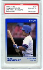 IVAN RODRIGUEZ~RARE 1989 STAR 1/5,000 PSA-8 NM-MT MINOR LEAGUE ROOKIE RC CARD#20
