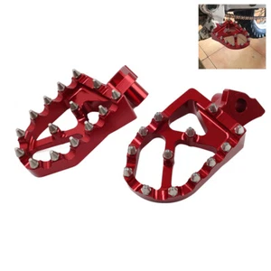 CNC Foot Pegs Rests Pedal For Honda CR50 1995-2001 CR125R CR250R 1995-1999 - Picture 1 of 11