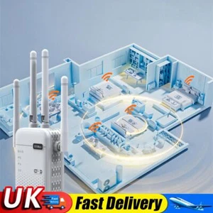 1200Mbps Internet Extender 4 External Antennas 5GHz & 2.4GHz Dual-Band for Home - Bild 1 von 16