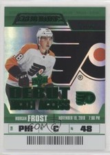 2019 Upper Deck Credentials Debut Ticket Access Green /25 Morgan Frost Rookie RC