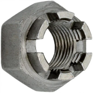 DIN 935 Kronenmuttern Stahl 6 Feingewinde - Bild 1 von 3