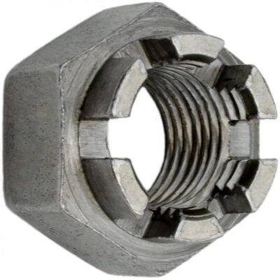 DIN 935 Dadi A Corona In Acciaio 6 Filettatura Fine - Bild 1 von 3