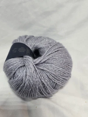 Jaeger Odessa Double Knitting Yarn Mohair Acrylic  Blend Color 163 Slate  Metal  - Image 1 of 4