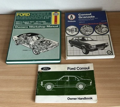 Ford Consul Owners Handbook Consul & Granada Owners Workshop Manual & Haynes - Image 1 of 2