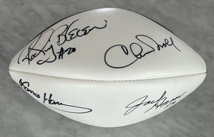 FRANCO HARRIS CHUCK NOLL JACK HAM BLEIER AUTÓGRAFO FIRMADO FÚTBOL AMERICANO STEELERS JSA - Imagen 1 de 6