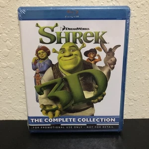 Shrek 3D The Complete Collection Blu Ray 4 Disc Set 2010 New Sealed - Picture 1 of 8