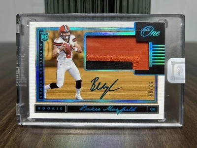 🔥2018 Baker Mayfield Panini One #2 Rookie Patch Auto /99 - Image 1 of 4