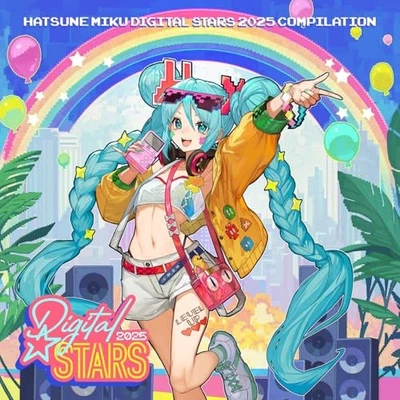 HATSUNE MIKU Digital Stars 2025 Compilation JAPAN CD Limited Edition Goods - Image 1 of 3