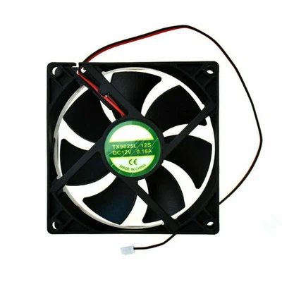 1 PC Tianxuan Cooling Fan TX9025L12S DC 12V 0.16A 9CM 9025 2 Pin - Image 1 of 3