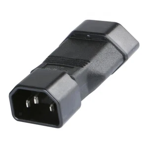 IEC320-C14-Stecker Auf Schweizer Buchse, Stecker Auf Buchse, - Afbeelding 1 van 5
