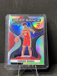 2024-25 Panini Prizm Zaccharie Risacher #8 RC Rookie Deep Space Silver - Bild 1 von 2