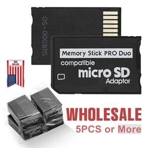 Lot Sony and PSP Series Micro SD SDHC TF to Memory Stick MS Pro Duo PSP Adapter - Picture 1 of 15