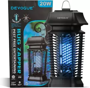 Electric Fly Gnat Killer Lamp Pests Fly Insect Trap Mosquito Bug Zapper 4,200V - Picture 1 of 11