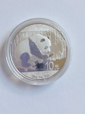2016 Chinese Panda 10 Yuan China 1oz .999 Silver Coin Round - Image 1 of 2