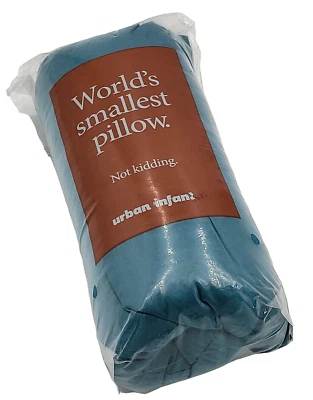 Urban Infant Pipsqueak Worlds Smallest Pillow Tiny Mini Home Blue - Image 1 of 3