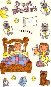 Maxi Kromekote SWEET DREAMS Sandylion Stickers ~VINTAGE~ - Picture 1 of 1