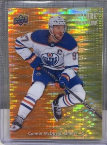 2023-24 Allure Hockey - Color Flow Orange-Yellow Spectrum CONNER McDAVID 130/199 - Picture 1 of 3