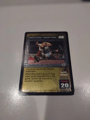 WWF/ WWE Raw Deal CCG The Finisher Promo Foil 35 / TK - Image 1 of 2