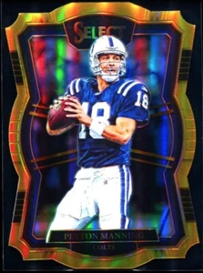 2017 Panini Select Peyton Manning Gold Die Cut #2/10 Colts HOF MVP - Picture 1 of 2