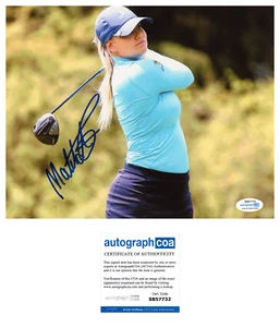 Matilda Castren signed photo 8x10 exact proof ACOA autographed LPGA Golfer 3 - Bild 1 von 4