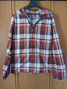 A BATHING APE Plaid Jacket S Size Logo Chest Ape Streetwear BAPE - Picture 1 of 11