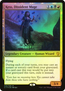 MTG FOIL Kess, Dissident Mage - Commander 2017 #39 - Picture 1 of 1