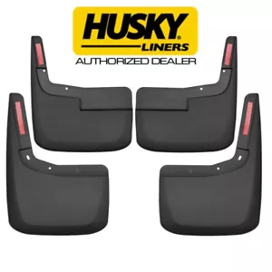 HUSKY 58526 Mud Guards Front & Rear Mud Flaps No Drilling for 21-25 Ford F150 - Picture 1 of 7
