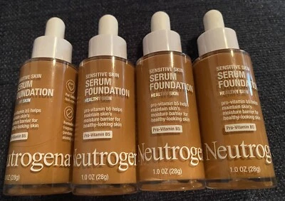 Lot Of 4 Neutrogena Healthy Skin Sensitive Skin Serum Foundation, Medium/Deep 02 - Image 1 of 2