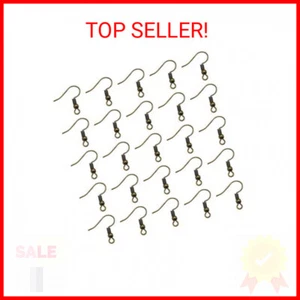 TOAOB 100pcs Earring Hooks Hypo Allergenic French Ear Wires with Ball and Coil 1 - Picture 1 of 2
