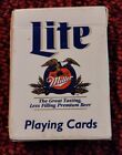VINTAGE RARE 1995 MILLER LITE PLAYING CARDS #6900 BY HOYLE