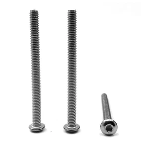 M4-0.7 X 50Mm Button Head Socket Cap Bolts Screws, 304 Stainless Steel 18-8, ... - Picture 1 of 7