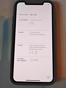 iPhone XS crack in screen A1920 - Afbeelding 1 van 9