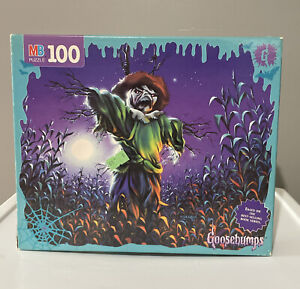 Vintage Goosebumps Puzzle The Scarecrow Walks at Midnight 100 Pieces Complete