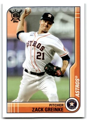 2021 Topps Big League Zack Greinke Houston Astros #150 - Image 1 of 2