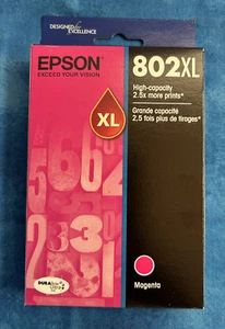 Epson 802XL Magenta High capacity ink cartridge, pkg unopened - Picture 1 of 4