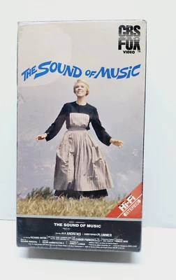 The Sound of Music (2 Box Set -1986 Julie Andrews) Watermarked CBS FOX VIDEO VHS - Image 1 of 3
