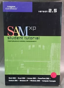 THOMSON COURSE TECHNOLOGY: "SAM XP Student Tutorial" Pre-Owned CD Rom - Picture 1 of 4
