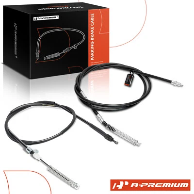 Cable de freno de estacionamiento lateral trasero 2 piezas para Chevy Silverado 1500 GMC Sierra doble cabina Foto 1 de 4