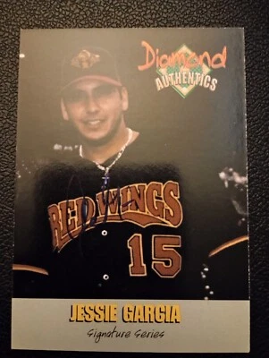 2000 Diamond Authentics Jesse Garcia AUTOGRAPH Orioles /3250 - Image 1 of 2