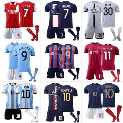 2023 Child Kid Adult Football Kit Boy Soccer Men Suit Sport Sock Short Shirt&$$ • 33.29€
