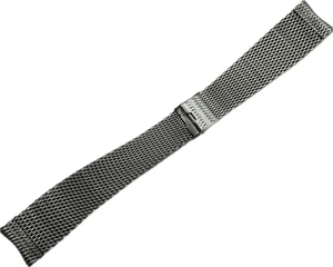 Vintage 17.5mm 11/16 Longines Wittnauer Men's Wristwatch Bracelet Steel Mesh - Picture 1 of 4