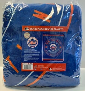 New York Mets 60x80 Royal Plush Raschel Blanket FREE SHIPPING - Picture 1 of 1